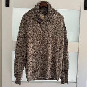 Weatherproof Vintage men's shawl collar sweater.  Size L.